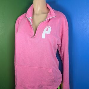 Victoria's Secret Pink Quarter-Zip Sweatshirt